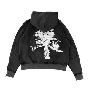 Sudadera con Capucha de Mezclilla con Cremallera para Hombre, de Algodón y Felpa, Cómoda y a la Moda para Invierno 2025, Superventas, Personalizable al por Mayor, Pakistán - Product Image 2