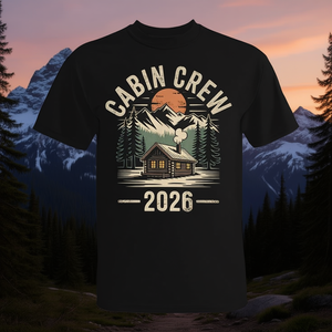 T-shirt coordinata per gruppi familiari a tema montagna 2026 per il personale di cabina - Prodotto promozionale - Product Image 3