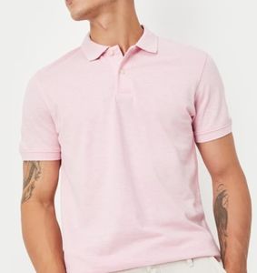 Camiseta Polo de Algodón y Poliéster para Hombre, Tejido Grueso, Cuello Acanalado, Manga Corta, Camiseta Deportiva para Golf y Tenis para Hombre - Product Image 1