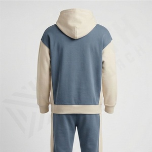 Hot Selling Men Workout Tracksuit Pullover <b>Hoodie</b> Jogger Sweat Suit <b>Running</b> Set Breathable Tech Fleece Athletic Gym Apparel - Product Image 2