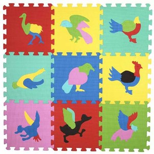 Đầy Màu sắc bé bọt chơi thảm lồng vào nhau <span class=keywords><strong>EVA</strong></span> thảm cho trẻ em chơi khu vực, 30x30cm Câu Đố gạch - Product Image 5