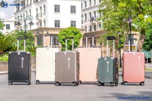 High-Quality Luggage Bag for Business/Travel Pc Material 6009 <b>Suitcase</b> Set Double Silent Wheels Customized <b>Suitcase</b> Hung Phat - Product Image 6