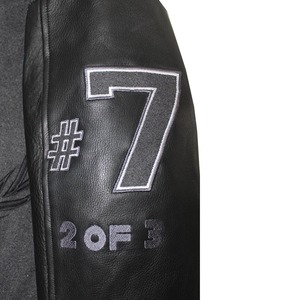 Chaqueta universitaria de mezcla de lana personalizable al por mayor, elegante chaqueta de béisbol retro para hombre y mujer, OEM/ODM - Product Image 3