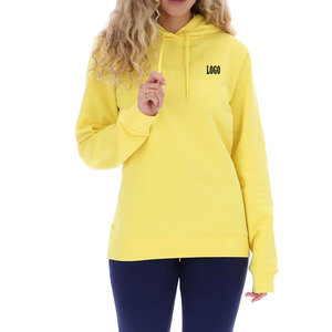 Sudadera cómoda con capucha y mangas largas, corte relajado, color sólido, para uso diario, diseño duradero con logotipo personalizable - Product Image 1