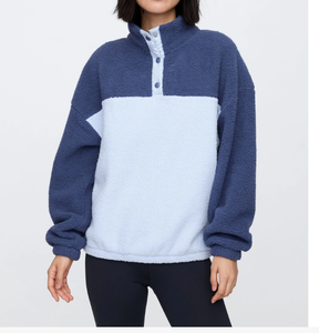 ชุดสเวตเชิ้ตมีฮู้ดพิมพ์ลายนูนสำหรับผู้หญิงซักด้วยกรดและเคลือบด้วยโลโก้ด้านหน้าปรับแต่งได้3D - Product Image 1