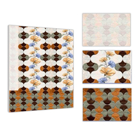 Carreaux muraux décoratifs modernes de qualité supérieure 250x375mm, imprimés numériquement par jet d'encre, en céramique émaillée, antibactériens, pour murs intérieurs