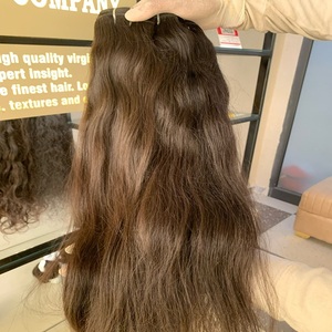 ผมแท้ธรรมชาติแบบไม่ผ่านกระบวนการผมชาวอินเดียมัดผมทอ - Product Image 1