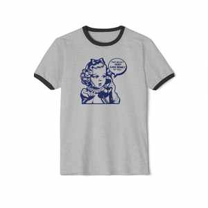 Estilo casual Algodón verde Ringer Tees 100% Tejido de punto Cuello acanalado Diseño-en stock - Product Image 3