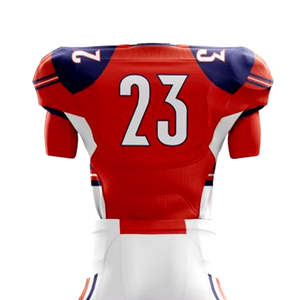 Vêtements de football américain imprimés par sublimation élégants, uniformes personnalisés de haute qualité, maillots brodés, équipes, joueurs, manches courtes - Product Image 5