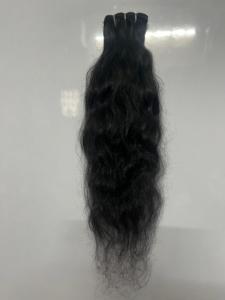 Cabello Indio Virgen 100% Sin Procesar del Sur de la India, Cabello Natural Remy para Máquina, Cabello Humano con Doble Trama - Product Image 3