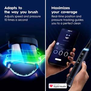 Brosse à dents électrique Oral-B iO Série 9 avec 4 têtes de brosse de rechange Oral-B, Rose Quartz - Product Image 3