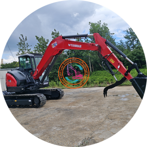 Yanmar VIO 80เครื่องขุดขนาดเล็ก8ตันพร้อมสภาพที่ดีแบริ่งเครื่องยนต์ส่วนประกอบหลักของ PLC รวมอยู่ด้วย - Product Image 2