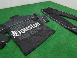 Conjunto de Sudadera con Capucha y Pantalones Deportivos Reflectantes con Logotipo Personalizado, Estilo Urbano, Cierre de Cremallera, Talla Grande, Unisex, Chándal de Poliéster/Nailon, Cortavientos y Transpirable - Product Image 5