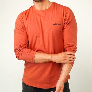 เสื้อเชิ้ตผ้าฝ้ายแขนยาวสำหรับผู้ชายเสื้อเชิ้ตผ้าฝ้าย100% พิมพ์ลายโลโก้ตามสั่ง - Product Image 5