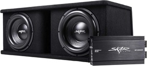 ชุดซับวูฟเฟอร์คุณภาพสูง Skar Audio รุ่น SDR Series ขนาด 12 นิ้ว คู่ กำลังขับ 2400 วัตต์ พร้อมตู้ลำโพงและแอมพลิฟายเออร์ในตัว - Product Image 2