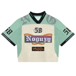 Tissu en polyester de haute qualité Design personnalisé Maillot de football en maille imprimé par sublimation Ventes directes d'usine Maillot en maille de polyester 100% - Product Image 4