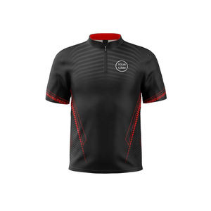 Veste de baseball à manches courtes pour hommes, tenue de sport personnalisée avec fermeture éclair respirante pour adultes - Product Image 5