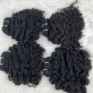 Para Pixie Curl 100% Virgin Vietnam Hair Bundles Pelucas de cabello humano para mujeres negras - Product Image 4