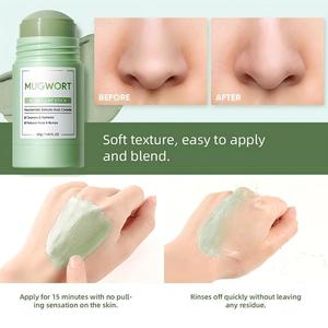 Mascarilla Facial de Arcilla Premium en Barra para Limpieza Profunda de Poros, Control de Grasa, Purificación de la Piel, Tratamiento de Belleza Facial - Product Image 4