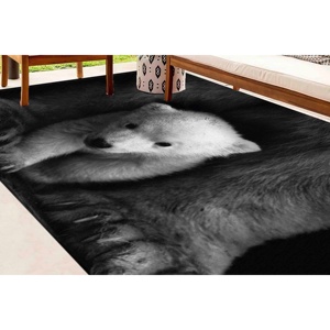 Alfombra Estampada - Alfombras de Osos, Alfombra de Animales Salvajes, Alfombras de Osos Polares para Bebés, Alfombras Modernas, Alfombra Suave con Pelo Largo - Product Image 3