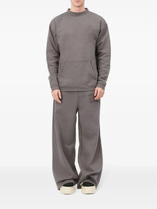 สเวตเชิ้ตลำลองระบายอากาศได้ดีใส่สบายมีโลโก้ด้านหน้าสีพื้นสำหรับสวมใส่ในชีวิตประจำวัน - Product Image 3