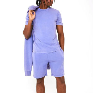 Online Customisable Logo <b>Design</b> Cotton <b>T</b> <b>Shirt</b> <b>Shorts</b> <b>Set</b> for <b>Men</b> Casual Vintage Two Piece Summer <b>Short</b> Outfit - Product Image 1