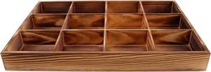 <b>Wooden</b> Tea <b>Box</b> Tea Bag Holder Kitchen 12-compartment Sugar Packets <b>Storage</b> <b>Box</b> Tea Bag Holder Kitchen 12-compartment - Product Image 5