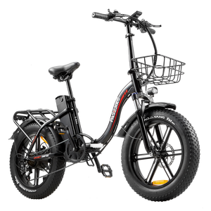 Bicicleta eléctrica plegable P20 Pro, marco de acero con neumático de 14 pulgadas, potencia del Motor de 250W-400W, batería de litio integrada de 15ah, 7 velocidades, 48V - Product Image 2