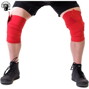 UNIQUE GYM WEAR Custom Made Nylon <b>Knee</b> Wraps-Durable Water Resistant Breathable & Eco-Friendly for Weight Lifting (Unisex) - Product Image 3