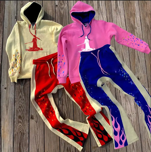 Nouveau design sweats à capuche brodés personnalisés joggers hommes ensembles survêtements hommes survêtements hommes survêtement pour hommes 100% coton - Product Image 2