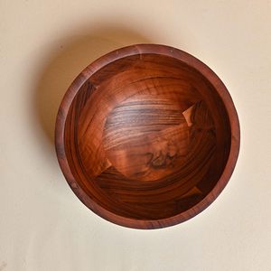 ชามผสมอาหารและพุดดิ้งไม้100% อุปกรณ์รับประทานอาหารแบบธรรมชาติชามไม้ตกแต่ง - Product Image 2