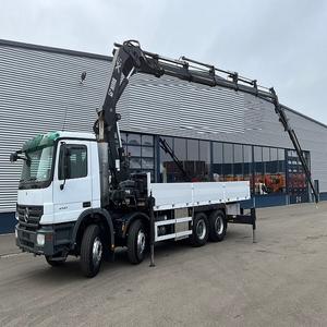 Mercedes-Benz Actros 4141 8x4 manuel 2006 avec grue Hiab 32 tonnes + Fly-jib - Product Image 1