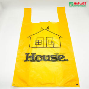 Bolsas de compras de plástico compostables PLA biodegradables 100% de alta calidad, chaleco reciclable de Vietnam, multiusos - Product Image 5