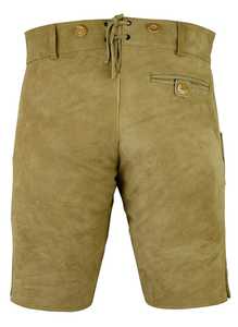 Personalizado alemán auténtico bávaro Lederhosen pantalones cortos para hombres tradicional marrón Trachten Oktoberfest con cinturón de cuero original - Product Image 2
