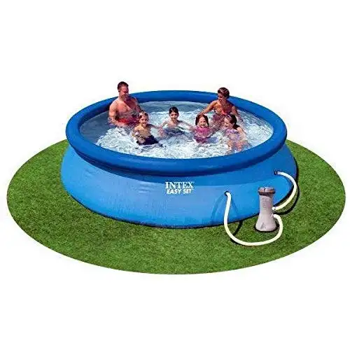 Büyük büyük boy açık spa aile kullanımı pvc şişme intex yüzme havuzu jacuzzi yukarıdaki zemin yüzme havuzu