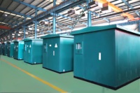 Transformateurs électriques de 400 kV 1000 kVA pour postes de transformation mobiles européens monophasés/triphasés, coffrets d'alimentation et armoires électriques