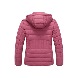 Chaqueta Acolchada Tejida para Mujer, Elegante, Transpirable, de Secado Rápido, con Forro Suave y Agradable al Tacto, Cuello Alto para Invierno, para Todo el Día - Product Image 2