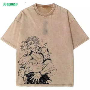 T-shirts d'été personnalisés pour hommes, en polyester/coton, respirants, coupe ample, écologiques, prix abordable, conception OEM, vente en gros - Product Image 3