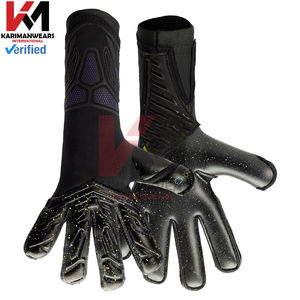Best Quality Professional Goalkeeper <b>Gloves</b> Microfiber Palm High Grip Anti-Slip Waterproof <b>Lace</b>-Up Closure Finger Protection for - Product Image 3