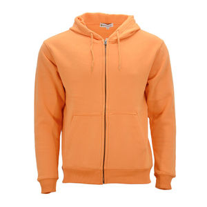 Sudaderas con capucha y cremallera completa de alta calidad para hombre con logotipo personalizado, sudadera cálida de manga larga con capucha Lisa para otoño - Product Image 1