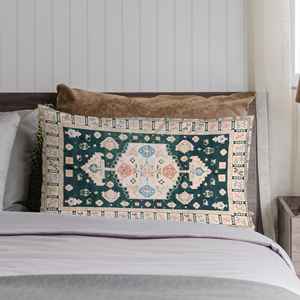 Funda de Almohada con Estampado Inspirado en Kilim: Toque Rústico para un Confort Acogedor, Solo Funda - Product Image 2