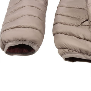 Chaqueta Acolchada Personalizada para Mujer, Venta al por Mayor, Abrigo de Invierno Cálido y Ligero, Ropa Exterior Acolchada, Chaqueta con Capucha de Moda, Transpirable de Lona de Algodón - Product Image 3