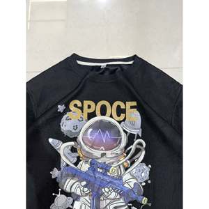 Camiseta Vintage de la NASA 100% Algodón con Lavado Ácido, Patrón Animado, Tejido de Jersey de Algodón Mercerizado, Característica Comprimida - Product Image 3