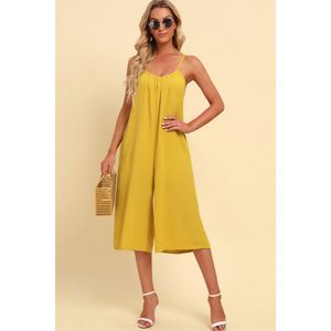 Tuta da Spiaggia e Fitness con Scollo Rotondo e Spalline Sottili, Logo Personalizzato, Traspirante in Chiffon, Stampa Lunghezza Midi, Abbigliamento Estivo - Product Image 1