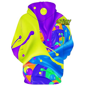 เสื้อฮู้ดพิมพ์ลายบนหน้าจอที่กำหนดเองคุณภาพสูงสำหรับชายและหญิง - Product Image 6