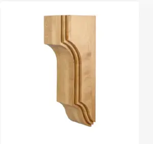 嵌入式木质牛腿风格木质雕刻镶嵌贴花框架建筑元素木质牛腿的构建部分