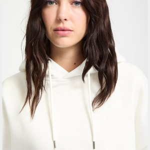 ชุดเสื้อผ้ามีฮู้ดสไตล์ใหม่สำหรับผู้หญิงมีซิปรูดซิปได้มีลายโลโก้แบบกำหนดเองเสื้อฮู้ดทรงหลวมสำหรับทุกเพศ - Product Image 2