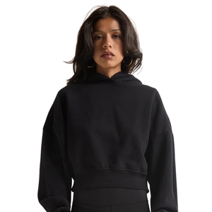Sweat à capuche surdimensionné personnalisé haut court femmes femmes pull à capuche sweat décontracté hiver tricoté surdimensionné court - Product Image 5