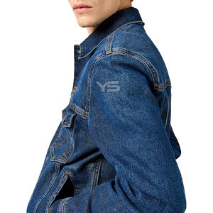 Nueva chaqueta vaquera para hombre, prendas de vestir exteriores elegantes para hombre con opción de logotipo multicolor y personalizado - Product Image 4