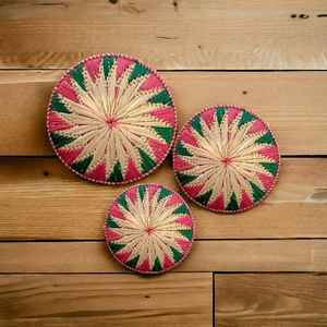 Cesta de hierba Sabai Natural ecológica hecha a mano al mejor precio, cesta de decoración de pared para decoración de pared de salón - Product Image 6